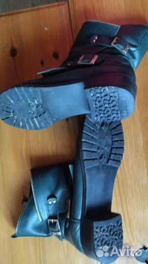 Полусапожки кожаные р 43,5