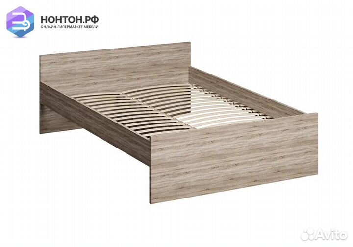 Кровать двуспальная Орион дуб сонома
