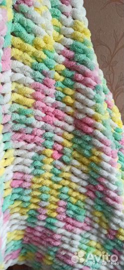 Плед детский плюшевый