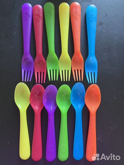 Столовые принадлежности икеа для детей