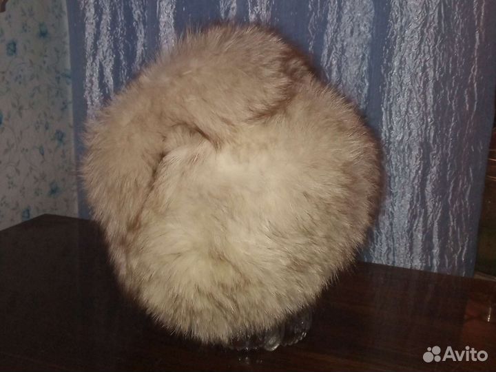 Шапка из песца женская