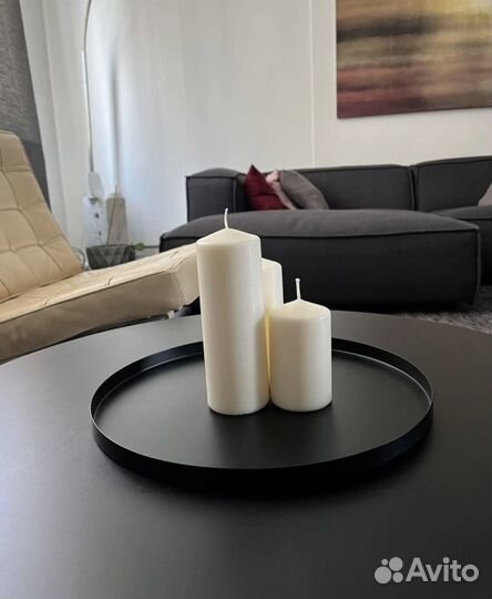 Поднос декоративный для свечей