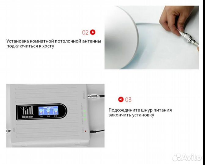 Комплект усиления мобильной связи и интернета