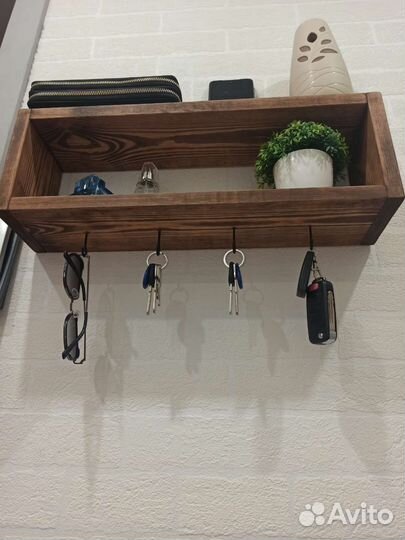 Полка настенная, ключница, лофт
