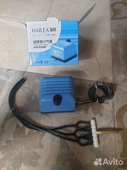 Компрессор hailea v30 для аквариума