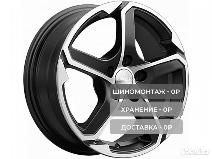 R15 4x100 6J ET48 D54,1 Скад Аллигатор Алмаз барха