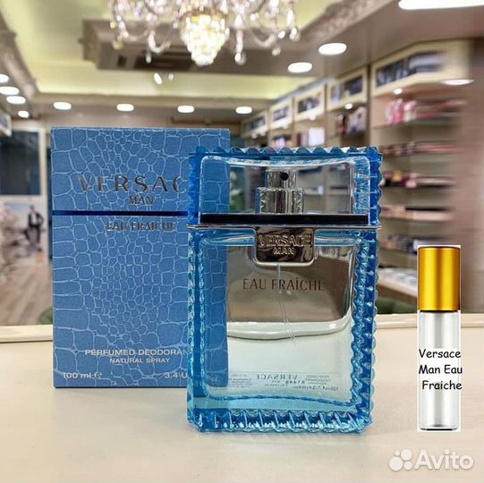 Versace Man Eau Fraiche, духи высокой концентрации