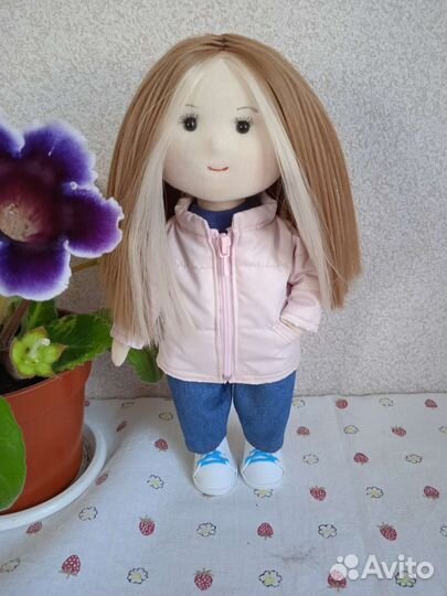 Текстильная кукла по фотографии