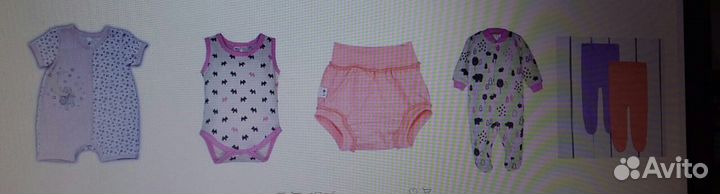 Пакет вещей на девочку 56-74 размер