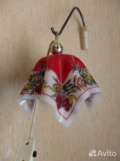 Светильник настенный бра. Б/У. Стекло