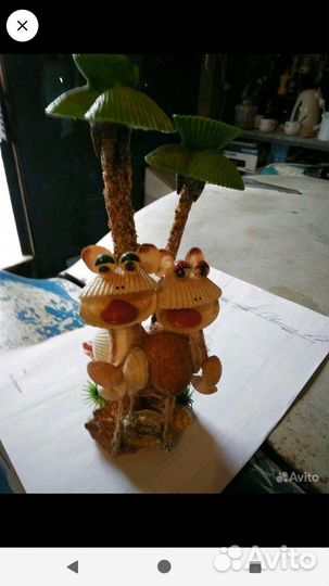 Декаративная поделки из ракушек