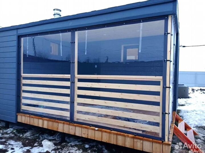 Мягкие окна для дачи, коттеджа