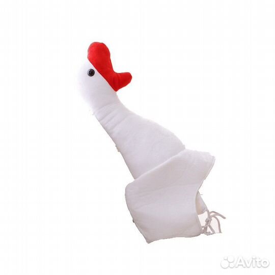 Шапка-гусь с кольцами/реквизит для аниматоров