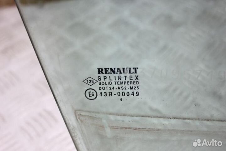 Стекло двери передней правой Renault Scenic 2003 2