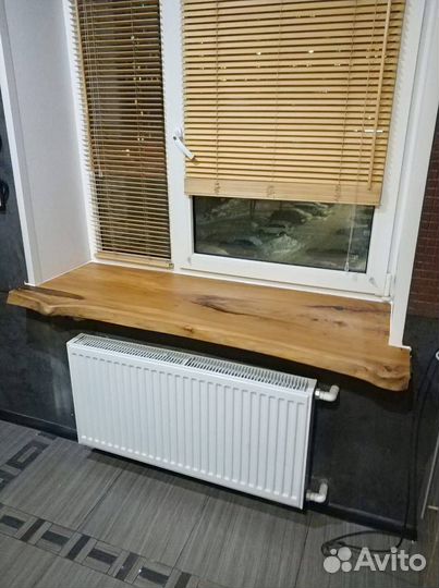 Подоконник деревянный на заказ