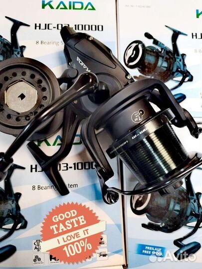 Карповая катушка с байтранером