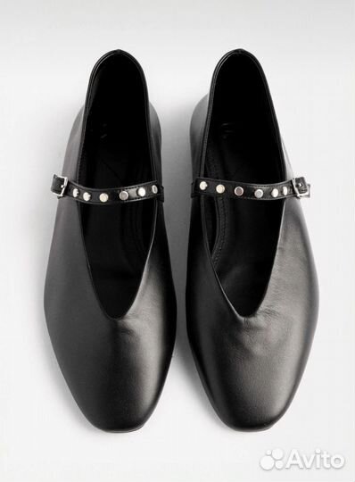 Балетки Parfois натуральная кожа