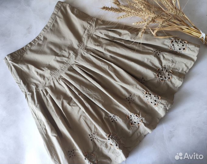 Юбка в бохо стиле с вышивкой 44 размер