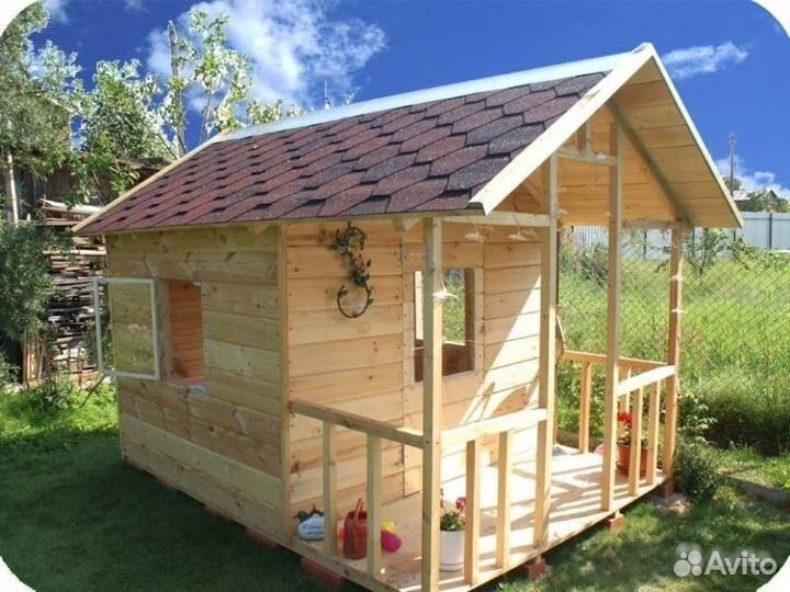 Детский домик для дачи