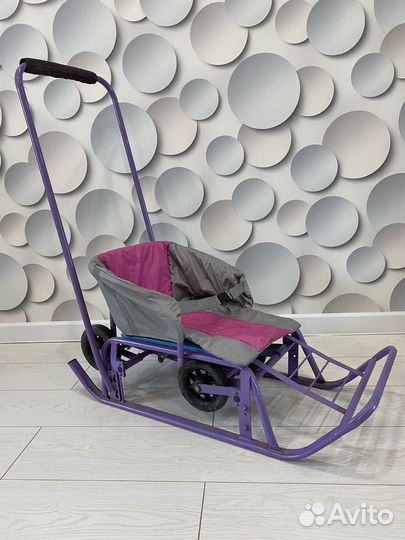 Детские санки на колесах