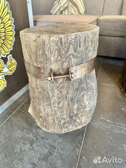 Мебель ручной работы из пня