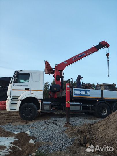 КАМАЗ 65207-002-87 (S5) с КМУ, 2020