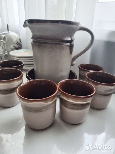 Глиняный сервиз/чашки/кружки/посуда