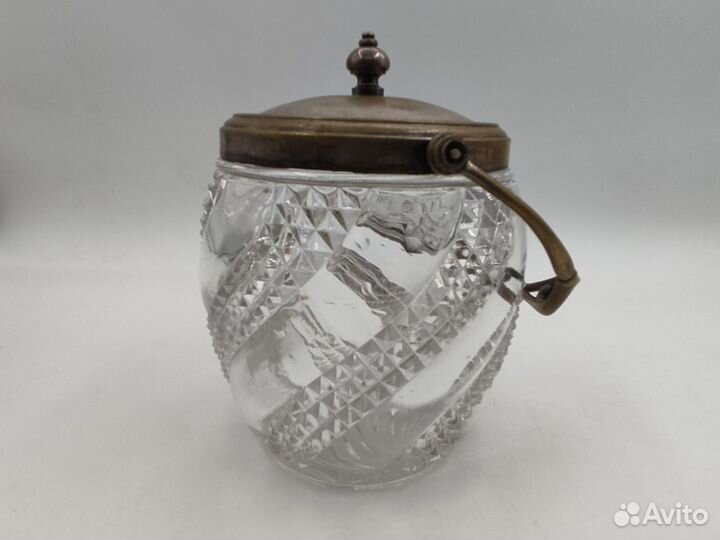 Большая антикварная Бисквитница 1930 г. Франция