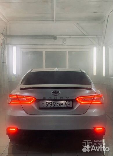 Катафоты LED диодные в задний бампер Камри 70