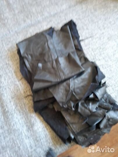 Лоскуты натуральной кожи, 1628 гр
