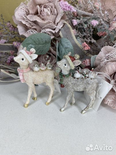 Новогодняя елочная игрушка Олененок