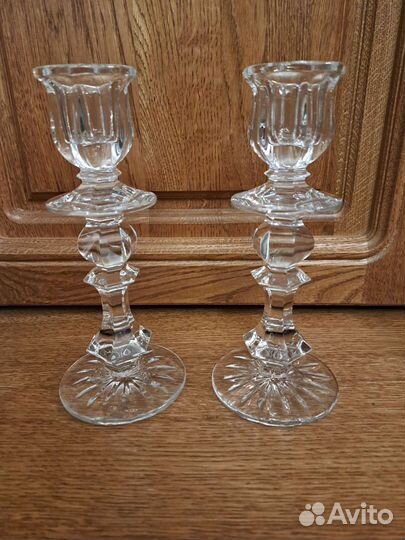 Подсвечники Гусь хрустальный