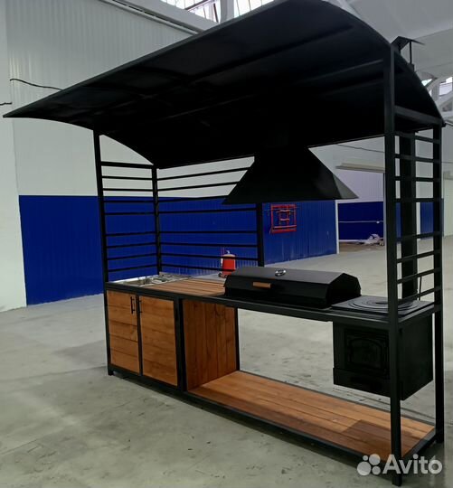 Мангал 6 мм, печка под казан, гриль, барбекю