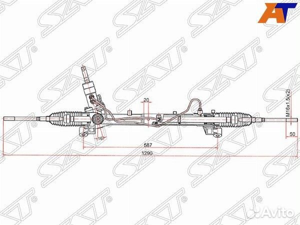 Рейка рулевая ford focus