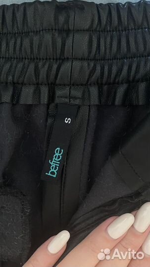 Шорты из экокожи