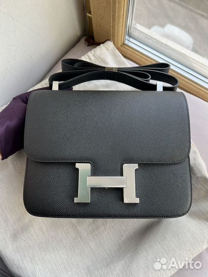 Сумка Hermes Constance 24 sm black PHW