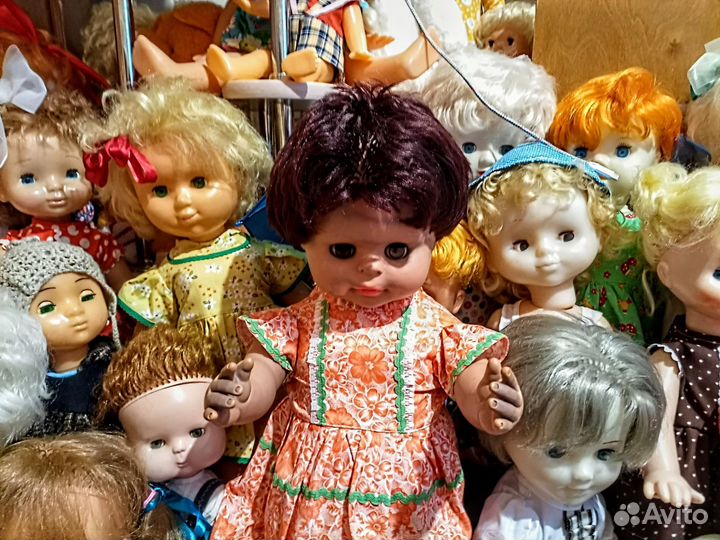 Кукла ГДР огромная 70 см