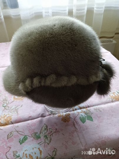 Шапка норковая женская бу