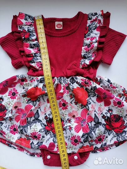 Платье боди нарядное для девочки 86