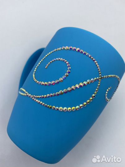 Кружка со стразами