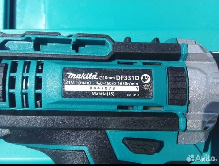 Набор аккумуляторного инструмента makita 4в1