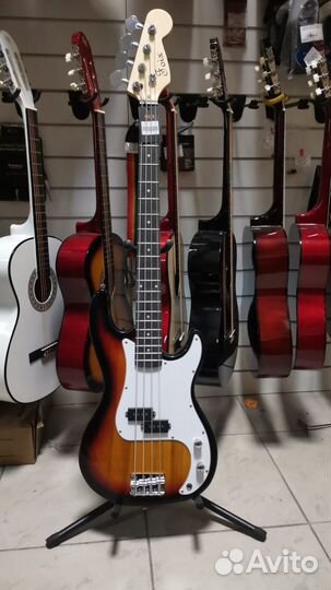 Бас-гитара, цвет санбёрст, Foix FBG/FBG-KB-01-SB