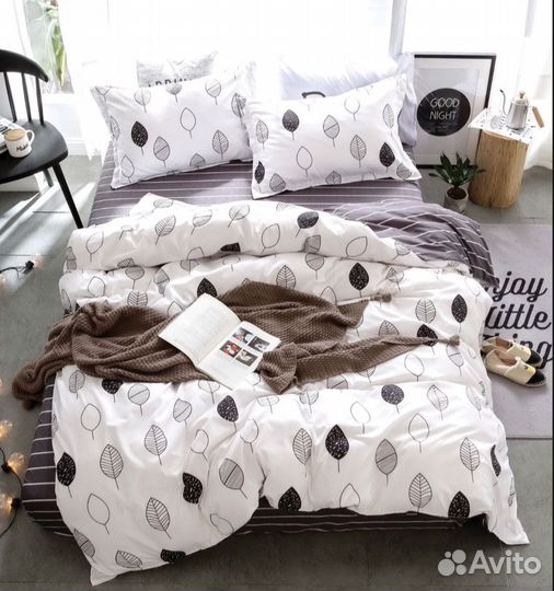 Постельное белье сатин евро