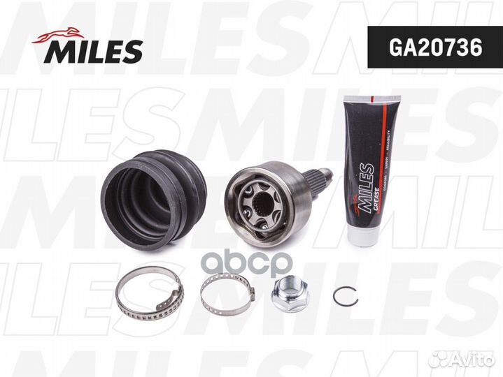 ШРУС miles Mazda 3 (4-ст. АКПП) 03-08 GA20736 M