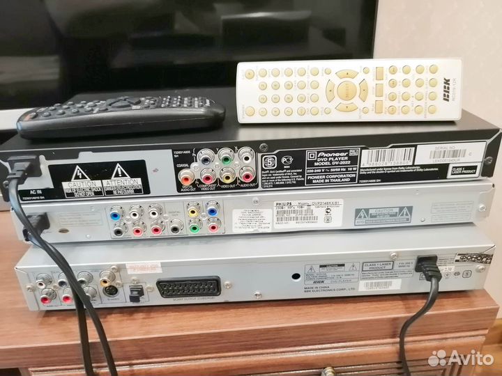 DVD плееры Pioneer, Philips, BBK