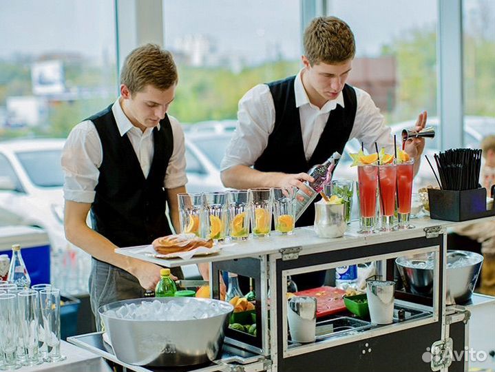 Выездной бар, бармен шоу, кейтеринг