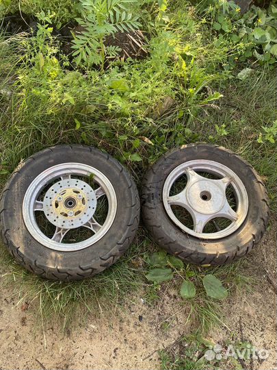 Колеса в сборе для скутера