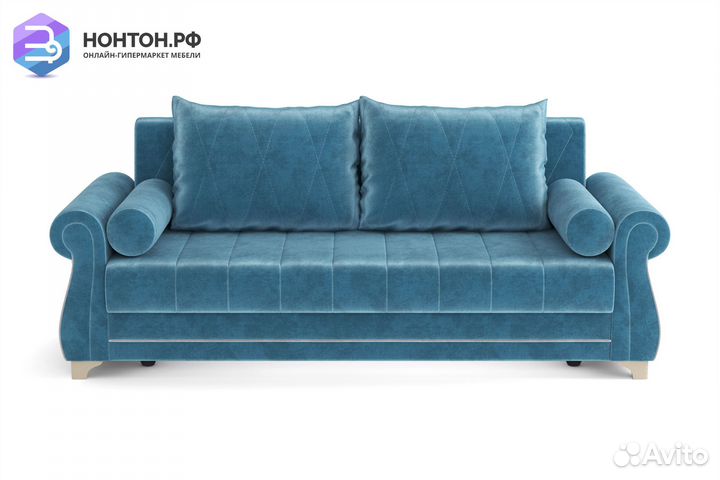 Диван книжка Порто М голубой