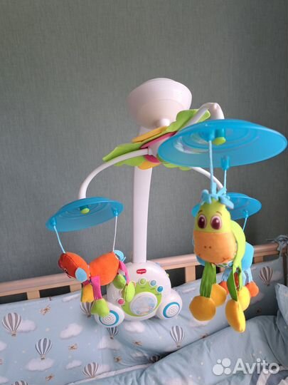 Детская кроватка-трансформер с маятником