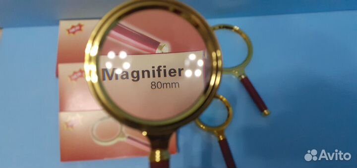 Лупы 4-кр увеличение 60 70 90мм кристальное стекло